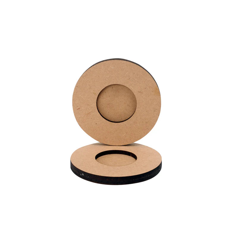 Round Shape MDF Tea Light Holder TH071