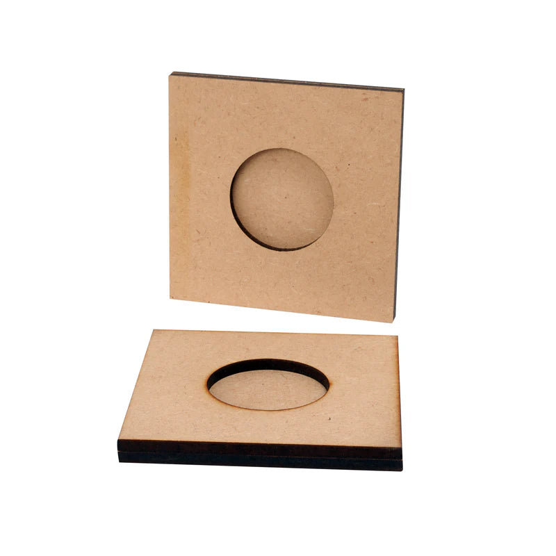 Square Shape MDF Tea Light Holder TH072