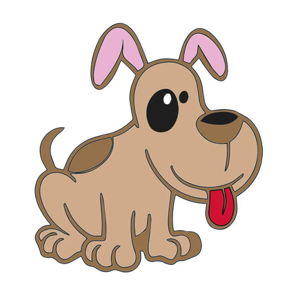 Dog Shape MDF Cutout