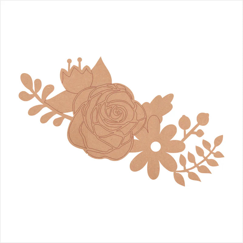 Mdf Flower Cutouts