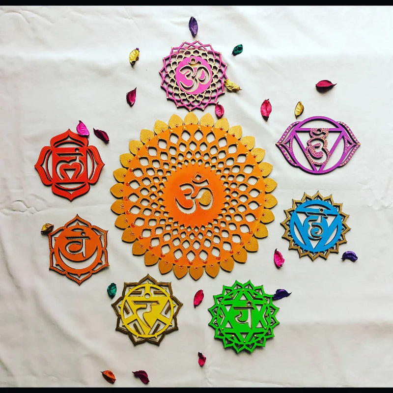 MDF Chakras - Set of 7