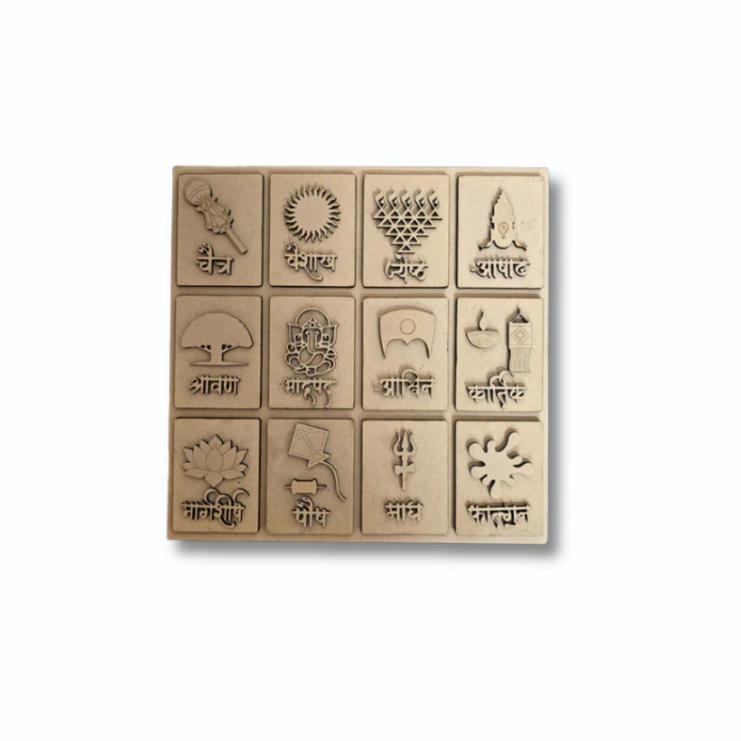 Hindu Calendar DMF Cutout