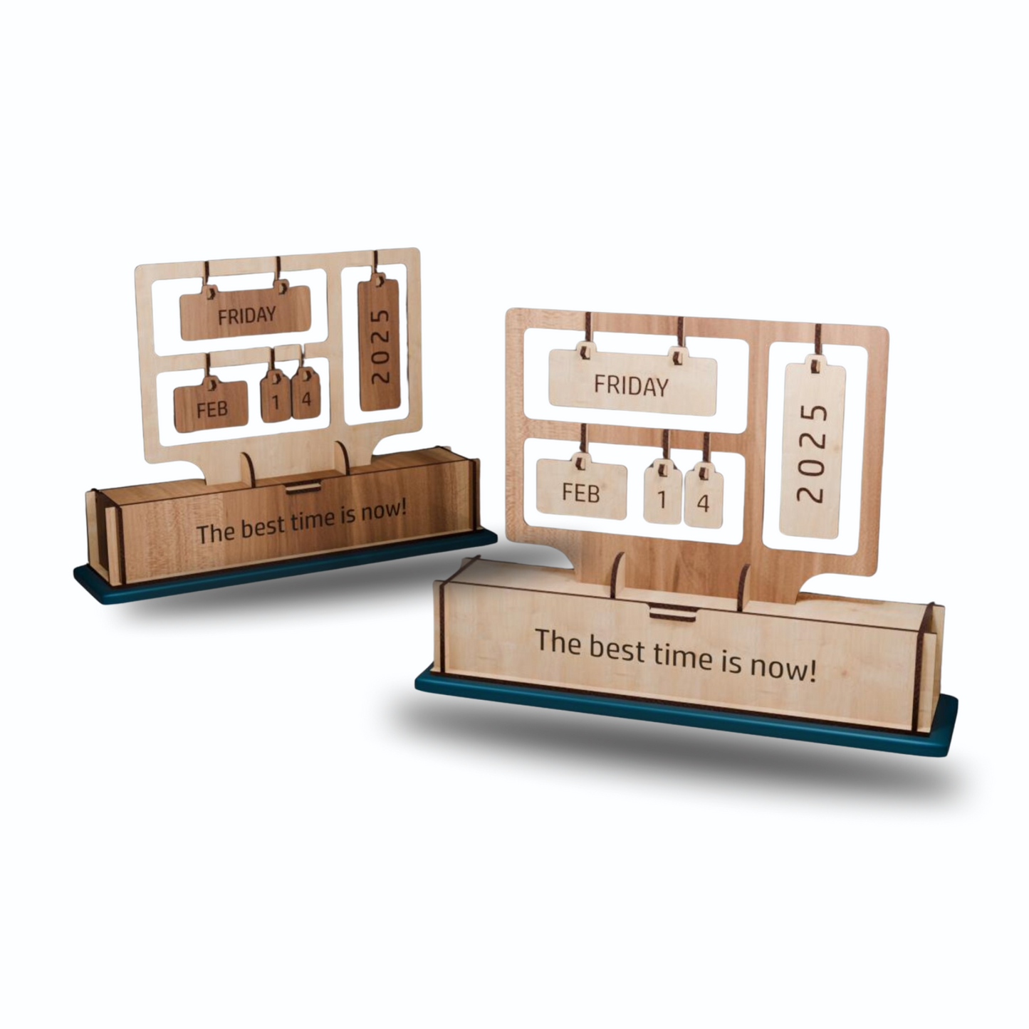 MDF Desk Calendar with Storage Box