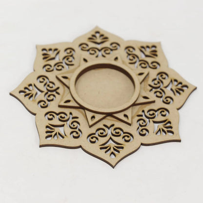Designer 3 Layer MDF Tea Light Holder TH062