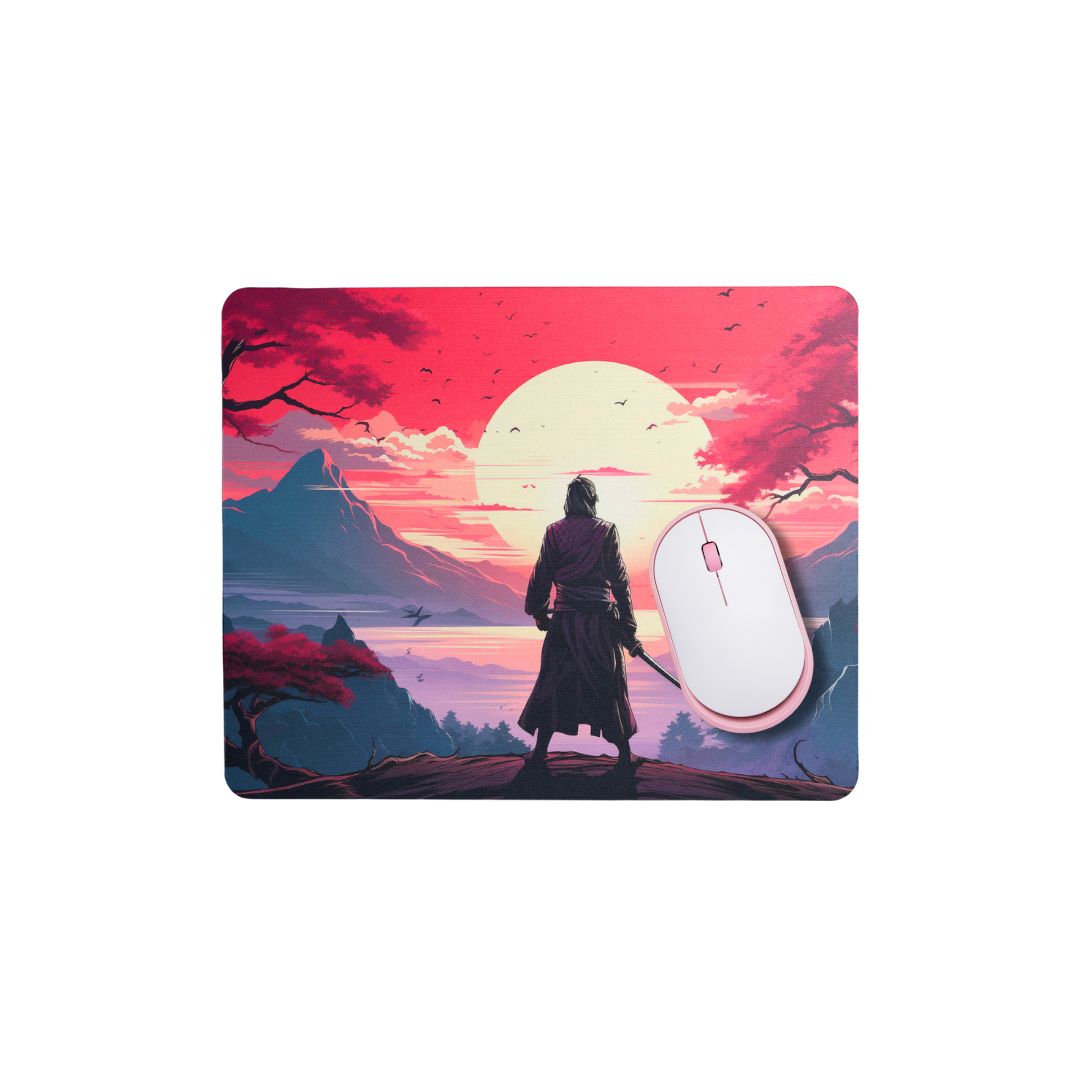 Premium Samurai Warrior Printed Mouse Pad