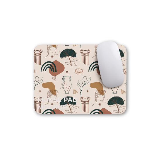 "Premium Greek Art Printed Mouse Pad"