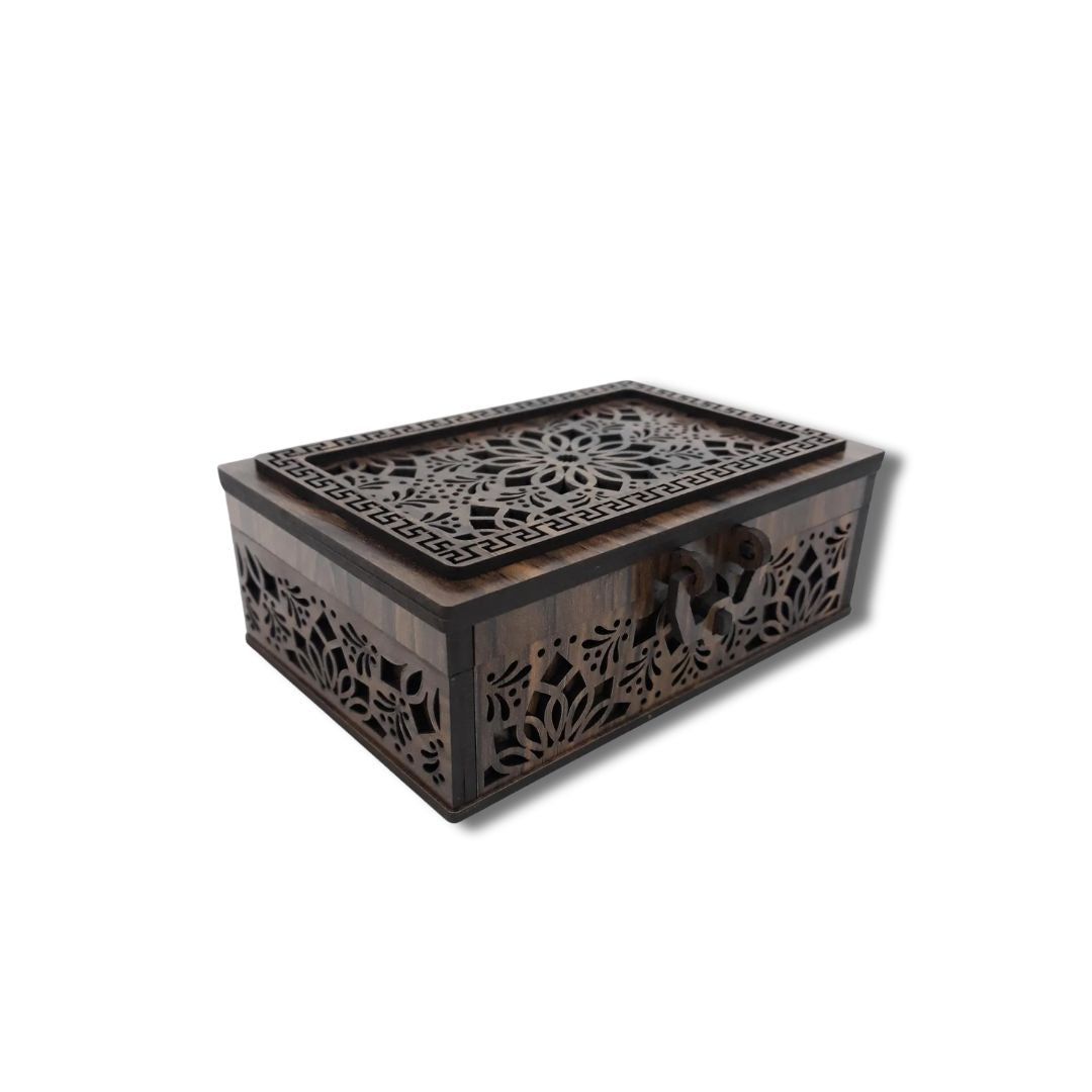 Premium MDF Box with flap lid and Lock