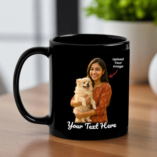Custom Pet Photo & Name Mug