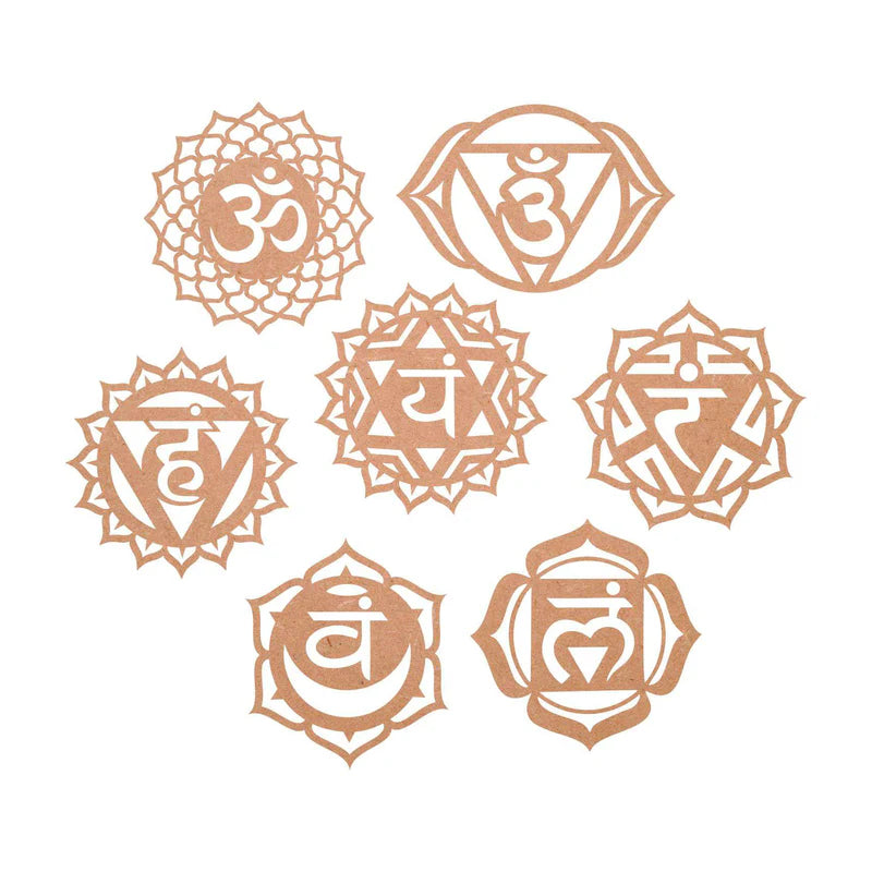 MDF Chakras - Set of 7
