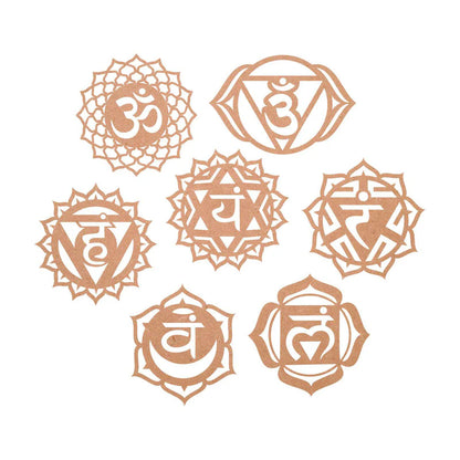 MDF Chakras - Set of 7