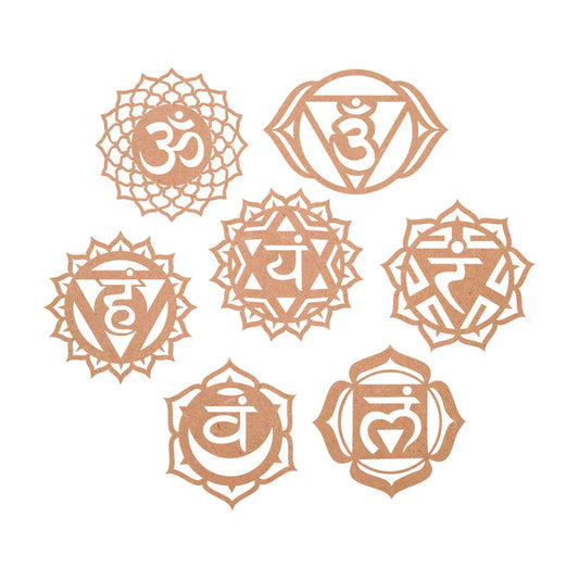 MDF Chakras - Set of 7