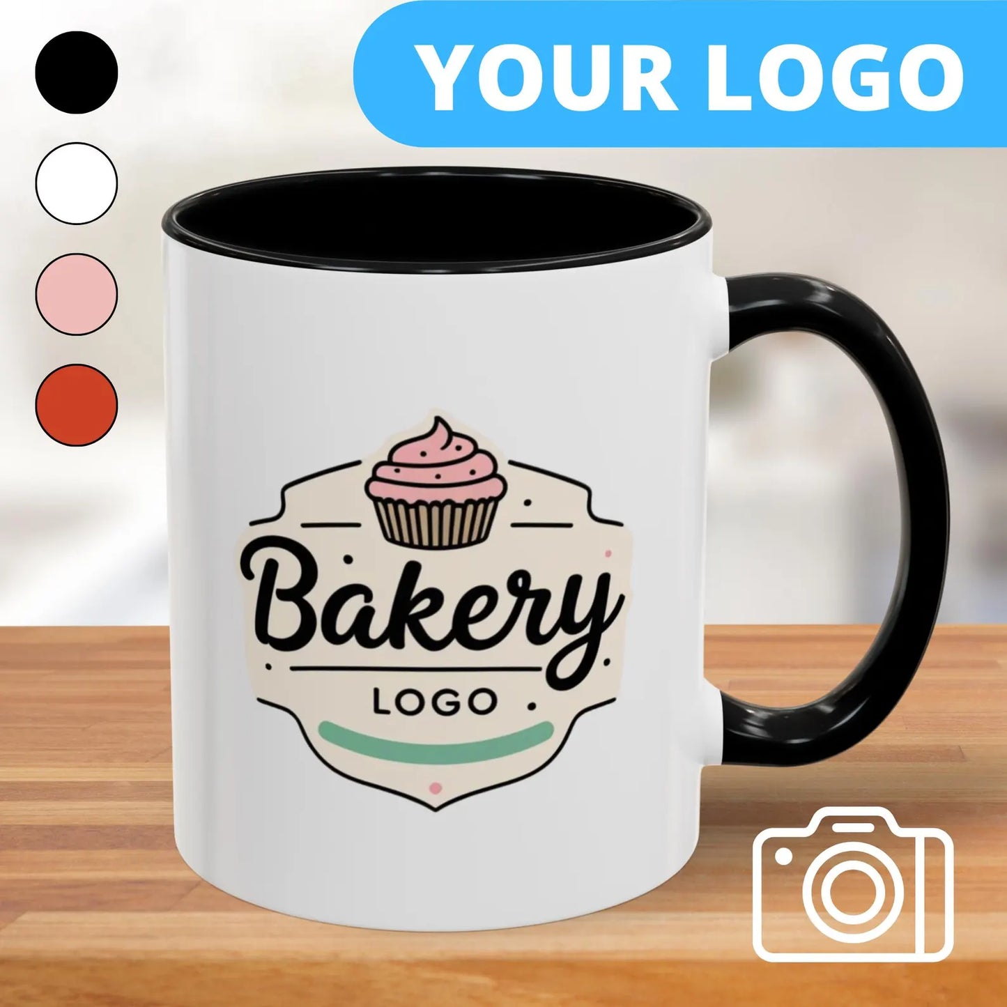 Premium Custom Logo Mugs for Business and Office